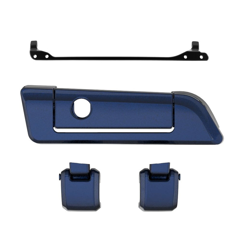 Advanblack Color Matched Hinges & Latch kit  For Advanblack & Harley Razor Chopped King Rear Tour Trunk Pack
