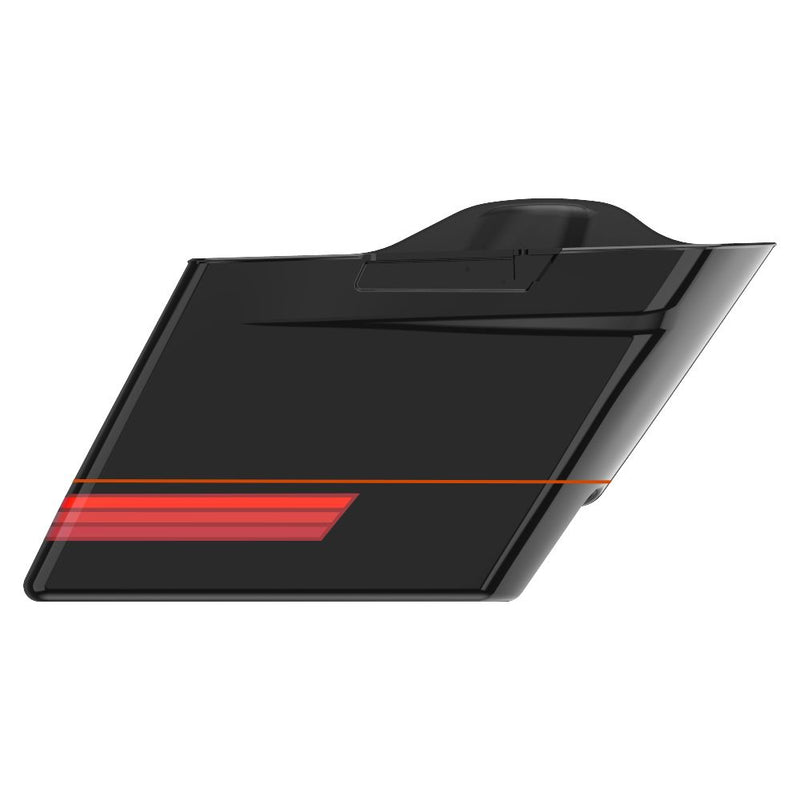 Advanblack Custom Two Tone 4.5'' Stretched Saddlebag Bottoms for 2014-2023 Harley Davidson Touring