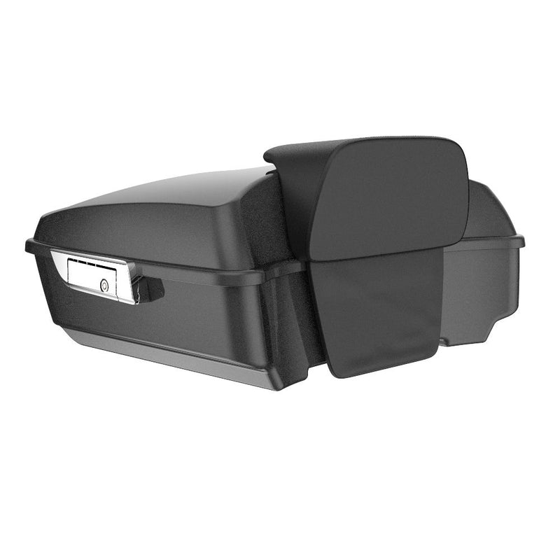 Advanblack Chopped Rear Tour Trunk Pack For  '97-'26 Harley Touring / Softail