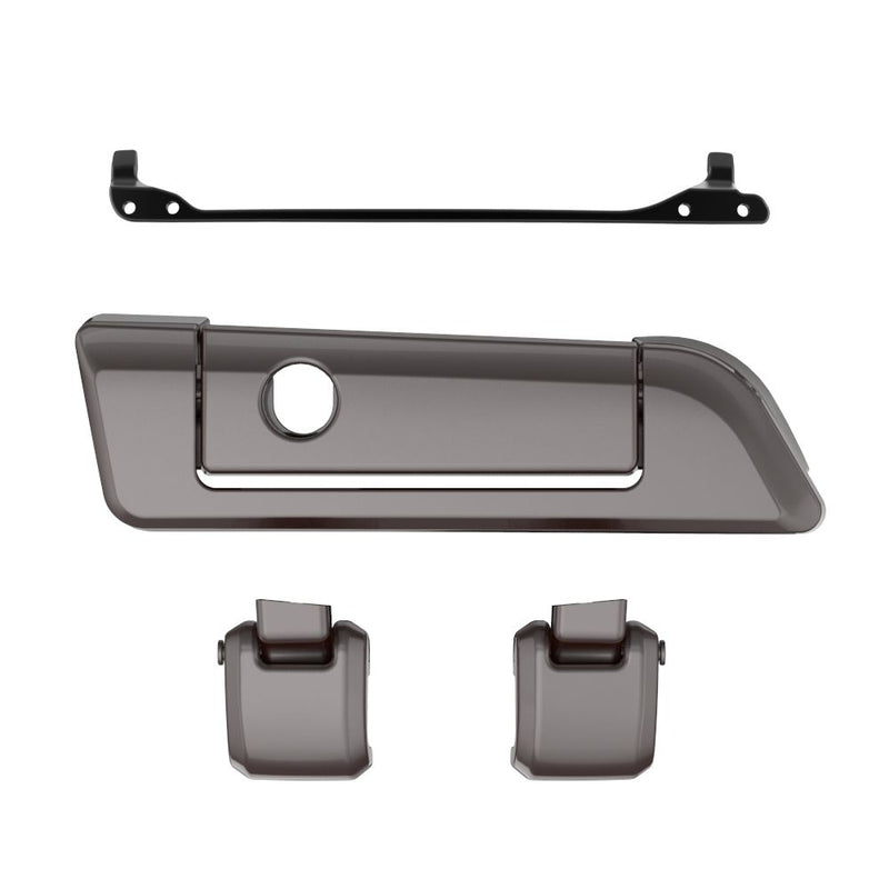 Advanblack Color Matched Hinges & Latch kit  For Advanblack & Harley Razor Chopped King Rear Tour Trunk Pack