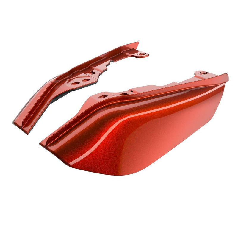 Advanblack Mid-Frame Air Deflectors heat shield For '09Up Harley Davidson Touring