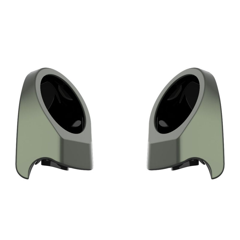 Advanblack Color Matched 6.5 Inch Speaker Pods for Advanblack & Harley King Rear Tour Trunk Pack