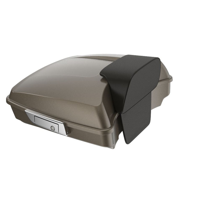 Advanblack Razor Rear Tour Trunk Pack Trunk Luggage For Indian Chief/ Chieftain/ Dark Horse/ Roadmaster/ Challenger