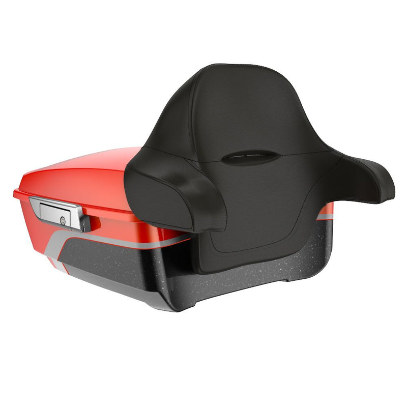 Advanblack King Rear Tour Trunk Pack For  '97-'26 Harley Touring / Softail