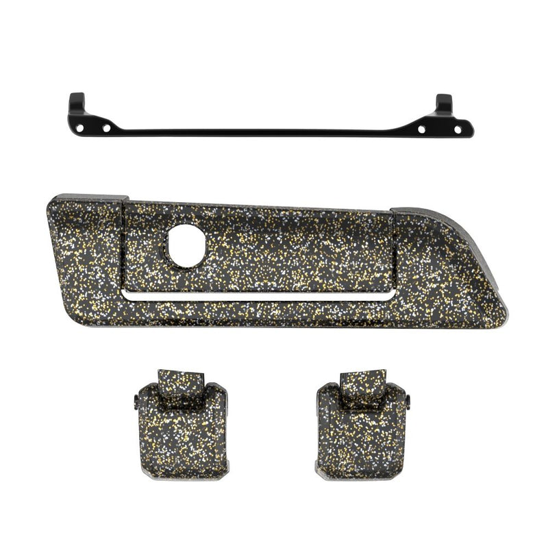 Advanblack Color Matched Hinges & Latch kit  For Advanblack & Harley Razor Chopped King Rear Tour Trunk Pack