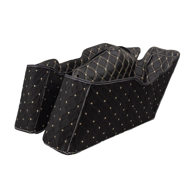 Advanblack Custom Stitching Liner Kit for '14-'23 OEM Factory Stock Non Stretched Saddlebag Bottoms