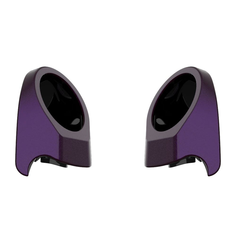 Advanblack Color Matched 6.5 Inch Speaker Pods for Advanblack & Harley King Rear Tour Trunk Pack