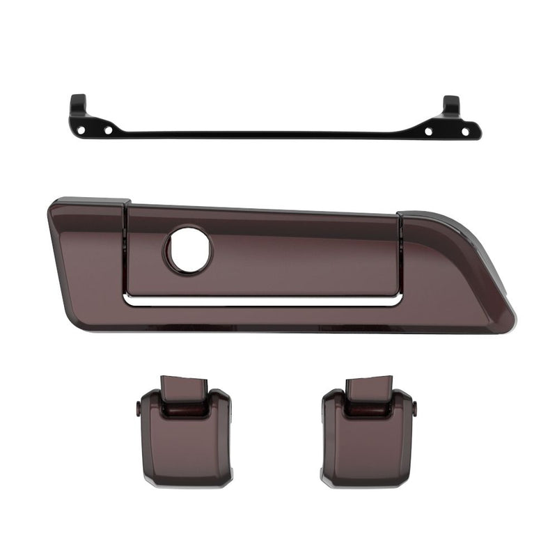 Advanblack Color Matched Hinges & Latch kit  For Advanblack & Harley Razor Chopped King Rear Tour Trunk Pack