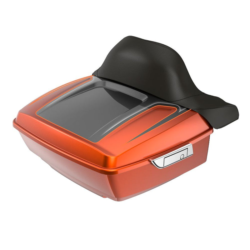 Advanblack King Rear Tour Trunk Pack For  '97-'26 Harley Touring / Softail