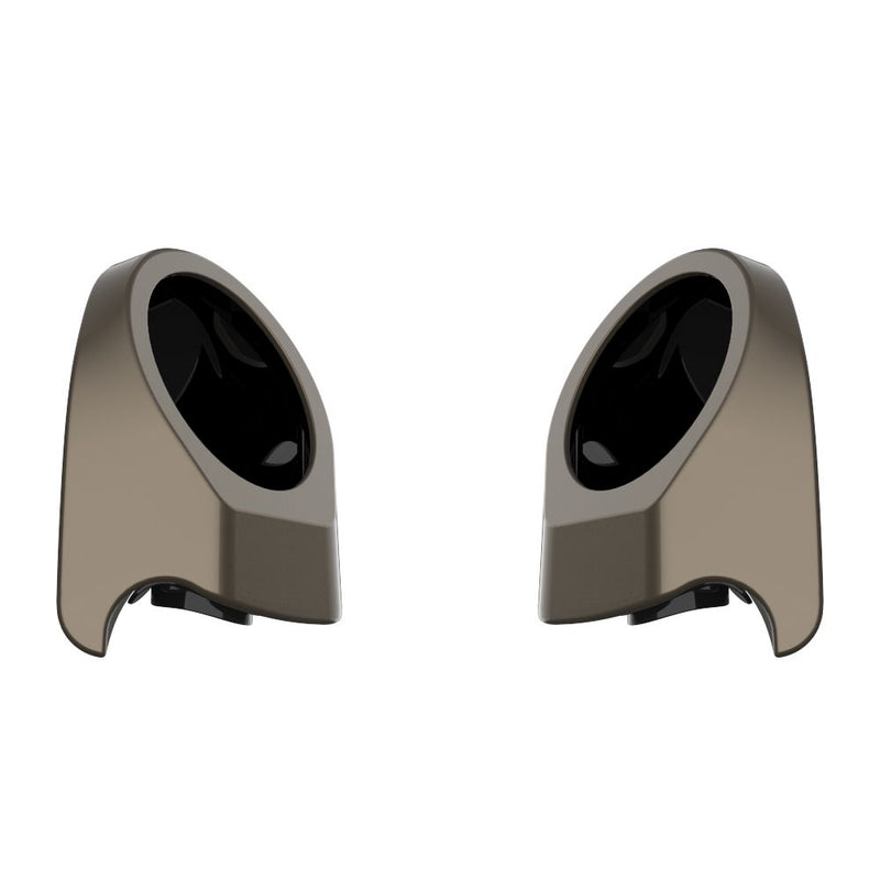 Advanblack Color Matched 6.5 Inch Speaker Pods for Advanblack & Harley King Rear Tour Trunk Pack