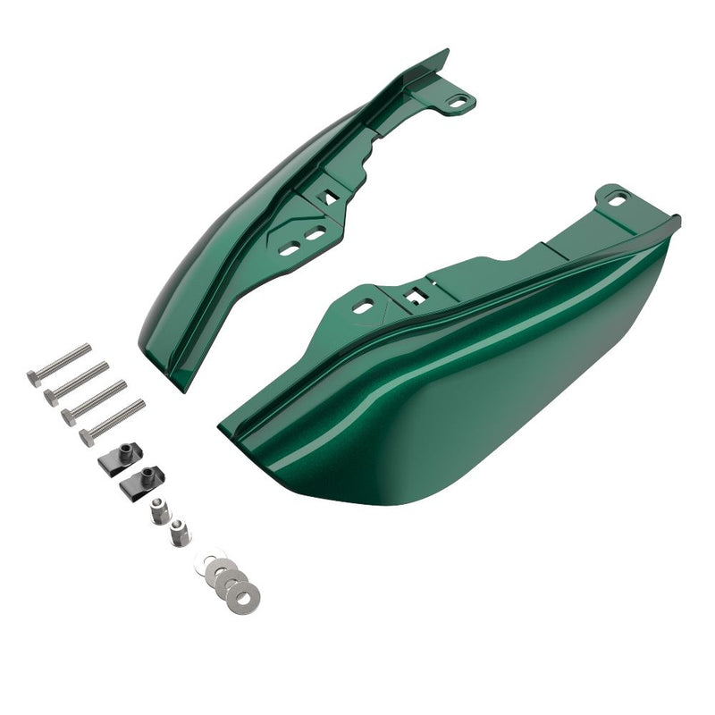 Advanblack Mid-Frame Air Deflectors heat shield For '09Up Harley Davidson Touring