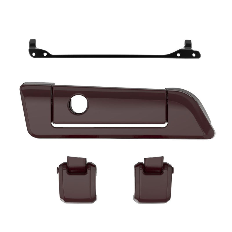 Advanblack Color Matched Hinges & Latch kit  For Advanblack & Harley Razor Chopped King Rear Tour Trunk Pack