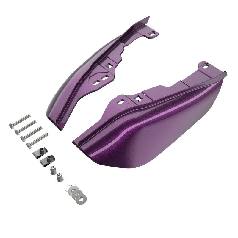 Advanblack Mid-Frame Air Deflectors heat shield For '09Up Harley Davidson Touring