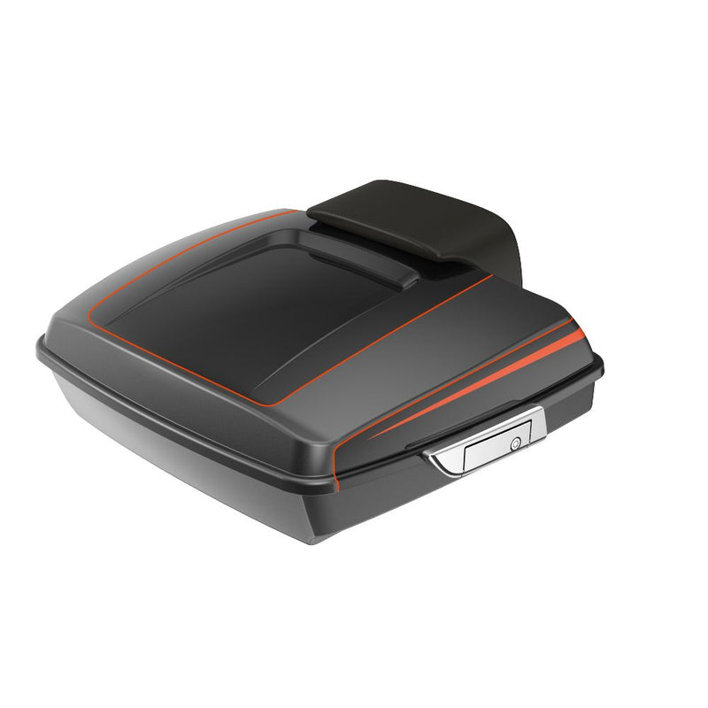 Advanblack Razor Rear Tour Trunk Pack For  '97-'26 Harley Touring / Softail