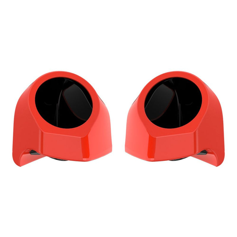 Advanblack Color Matched 6.5 Inch Speaker Pods for Advanblack & Harley King Rear Tour Trunk Pack