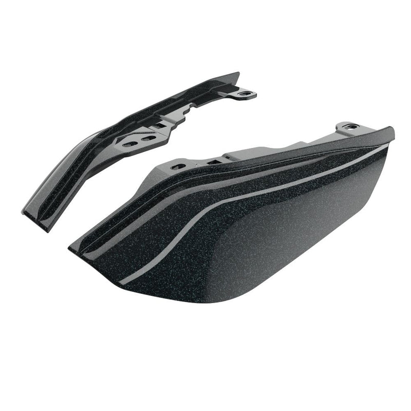 Advanblack Mid-Frame Air Deflectors heat shield For '09Up Harley Davidson Touring