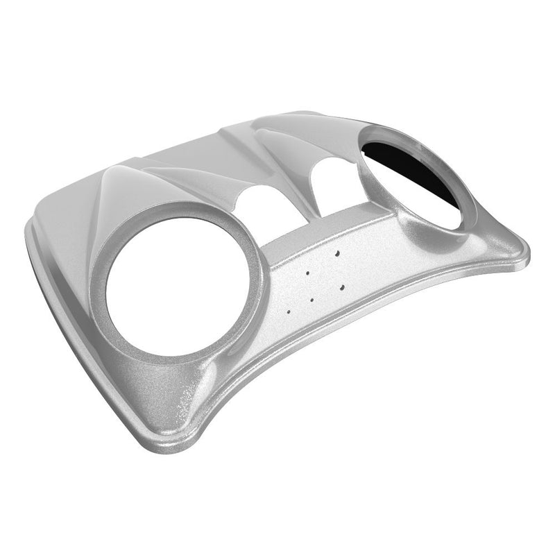 Advanblack Dual 8'' Speaker Lids for Advanblack / OEM Harley Rushmore Razor, Chopped & King Rear Tour Trunk Pack
