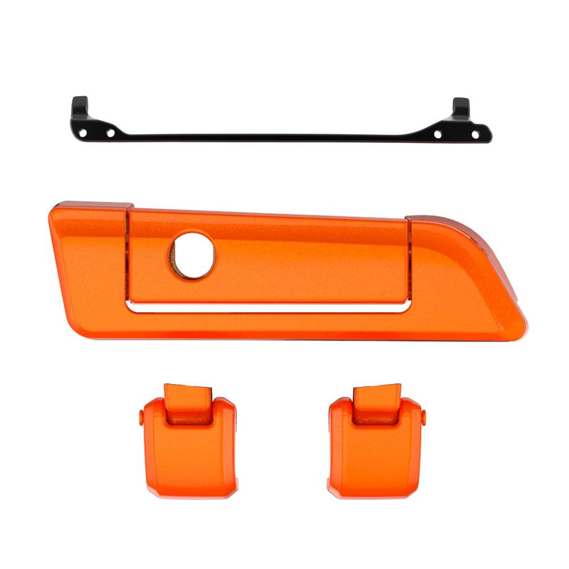 Advanblack Color Matched Hinges & Latch kit  For Advanblack & Harley Razor Chopped King Rear Tour Trunk Pack