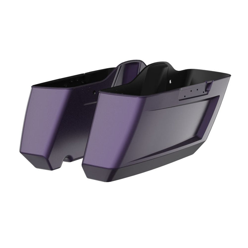 Advanblack Color Matched Holeshot 1.0 Chopped Saddlebags Bottoms for '14-'23 Harley Touring