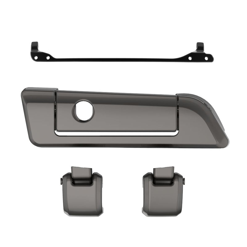 Advanblack Color Matched Hinges & Latch kit  For Advanblack & Harley Razor Chopped King Rear Tour Trunk Pack