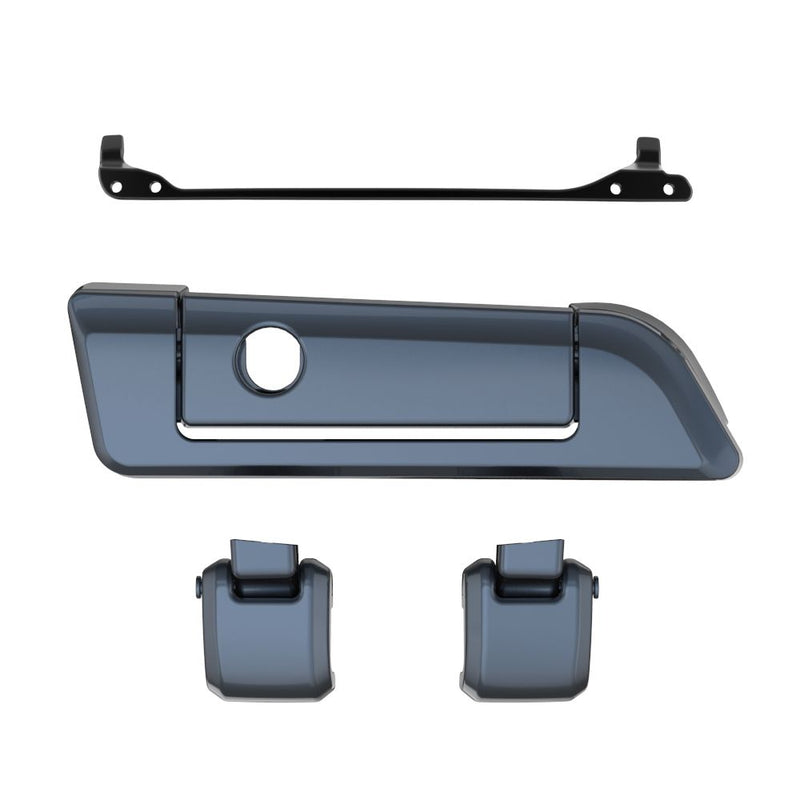 Advanblack Color Matched Hinges & Latch kit  For Advanblack & Harley Razor Chopped King Rear Tour Trunk Pack