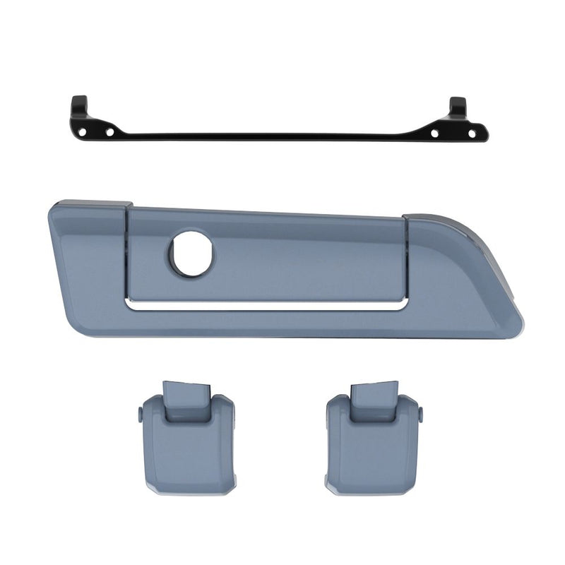 Advanblack Color Matched Hinges & Latch kit  For Advanblack & Harley Razor Chopped King Rear Tour Trunk Pack