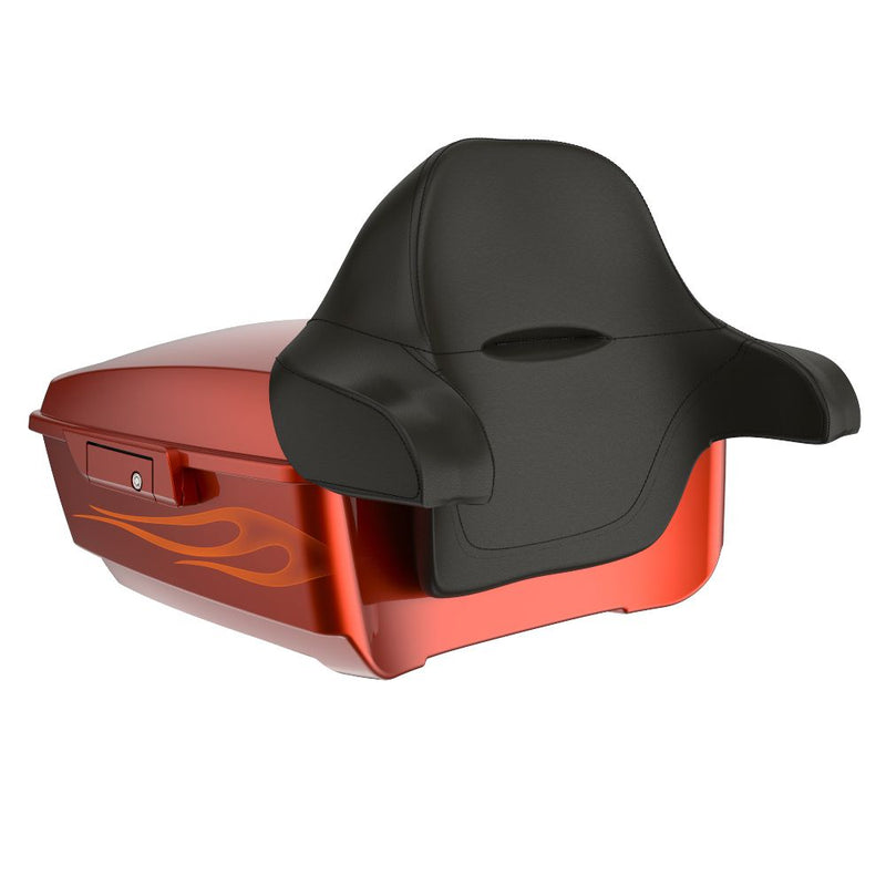 Advanblack King Rear Tour Trunk Pack For  '97-'26 Harley Touring / Softail