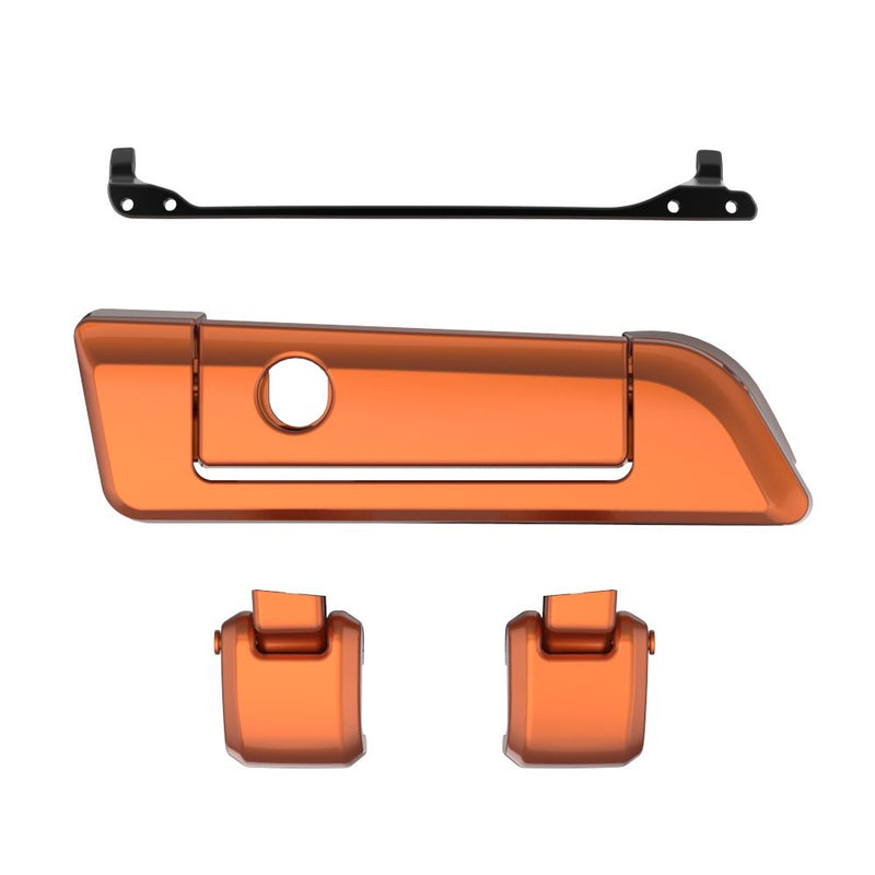 Advanblack Color Matched Hinges & Latch kit  For Advanblack & Harley Razor Chopped King Rear Tour Trunk Pack