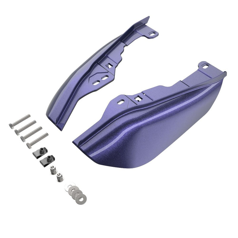 Advanblack Mid-Frame Air Deflectors heat shield For '09Up Harley Davidson Touring