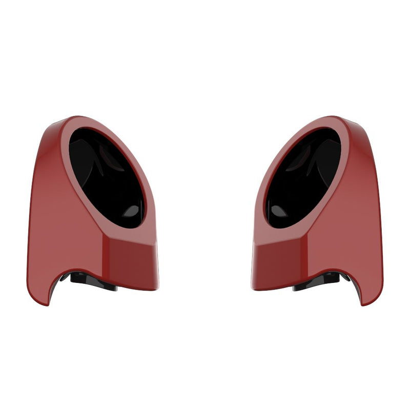 Advanblack Color Matched 6.5 Inch Speaker Pods for Advanblack & Harley King Rear Tour Trunk Pack