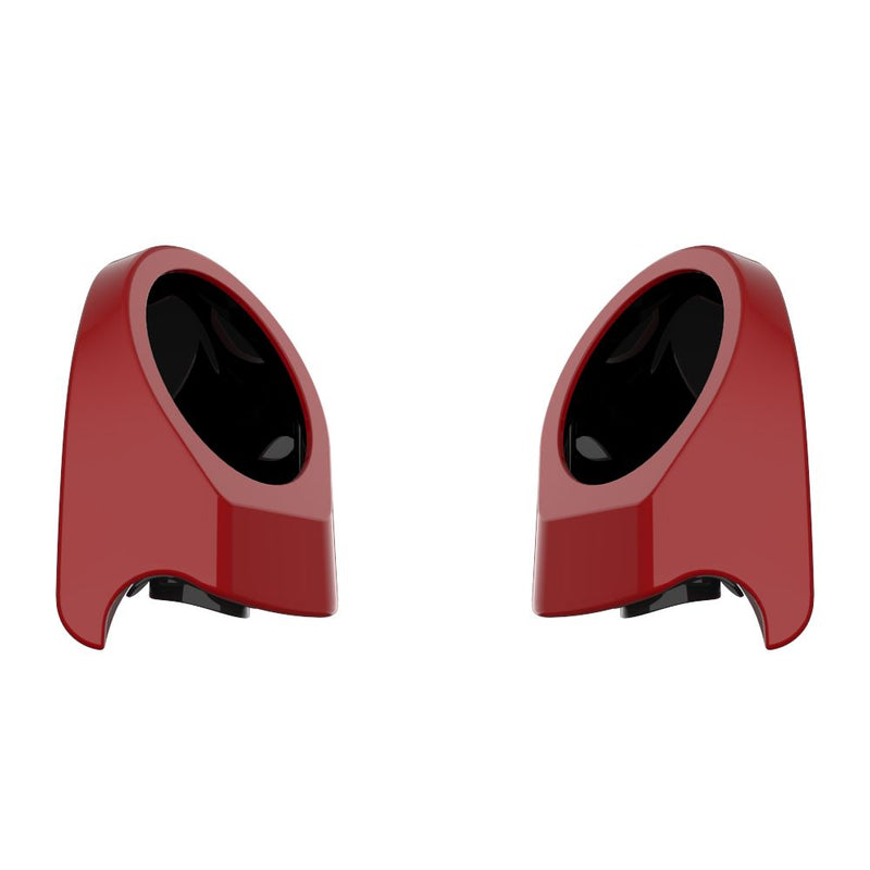 Advanblack Color Matched 6.5 Inch Speaker Pods for Advanblack & Harley King Rear Tour Trunk Pack
