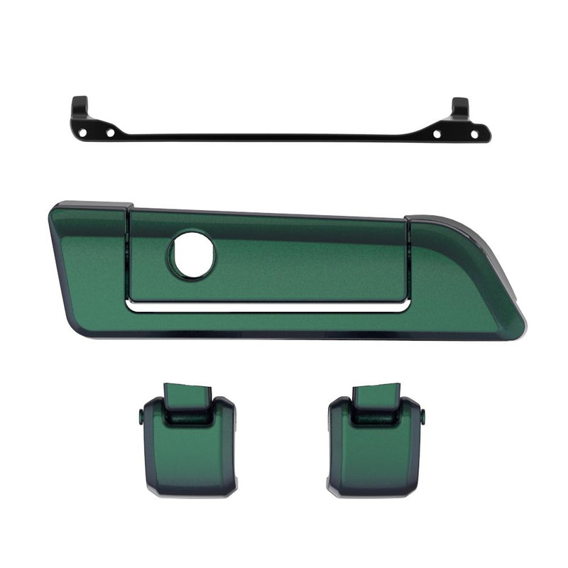 Advanblack Color Matched Hinges & Latch kit  For Advanblack & Harley Razor Chopped King Rear Tour Trunk Pack