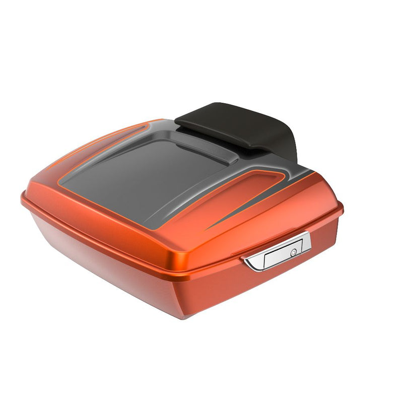 Advanblack Chopped Rear Tour Trunk Pack For  '97-'26 Harley Touring / Softail