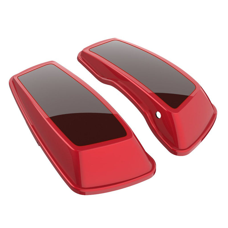 Advanblack Custom Two Tone Standard Normal Saddlebag Lids for 2014-2023 Harley Davidson Touring