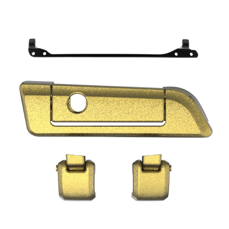 Advanblack Color Matched Hinges & Latch kit  For Advanblack & Harley Razor Chopped King Rear Tour Trunk Pack