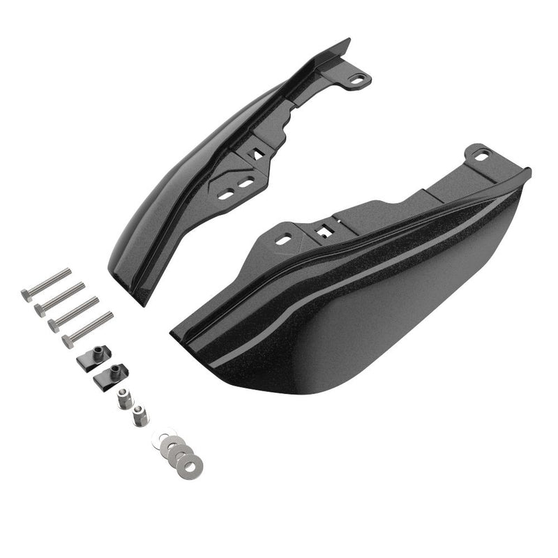 Advanblack Mid-Frame Air Deflectors heat shield For '09Up Harley Davidson Touring