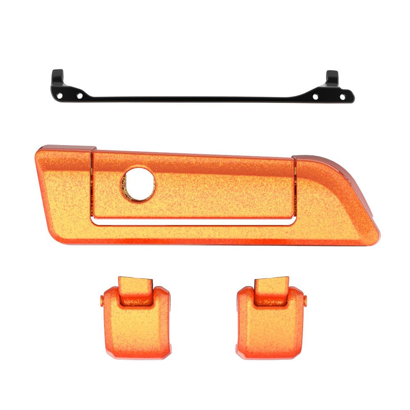 Advanblack Color Matched Hinges & Latch kit  For Advanblack & Harley Razor Chopped King Rear Tour Trunk Pack