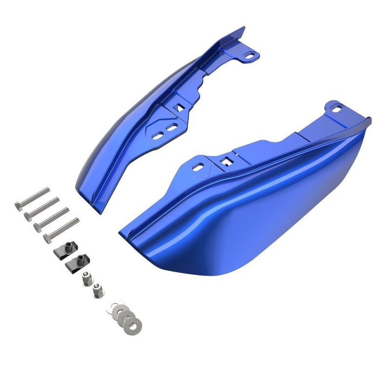 Advanblack Mid-Frame Air Deflectors heat shield For '09Up Harley Davidson Touring