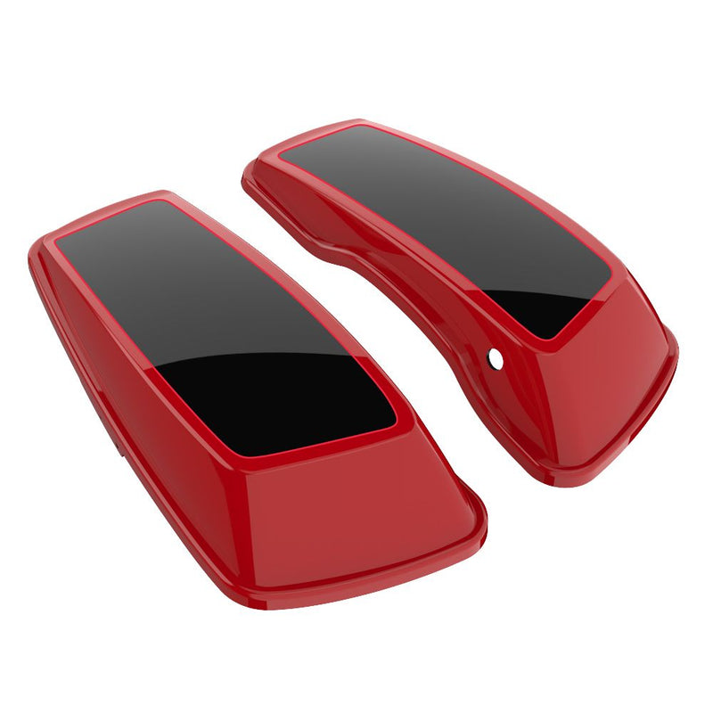 Advanblack Custom Two Tone Standard Normal Saddlebag Lids for 2014-2023 Harley Davidson Touring