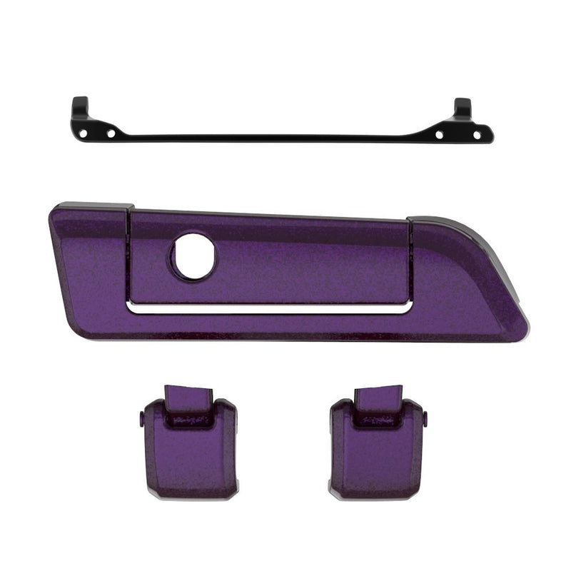 Advanblack Color Matched Hinges & Latch kit  For Advanblack & Harley Razor Chopped King Rear Tour Trunk Pack