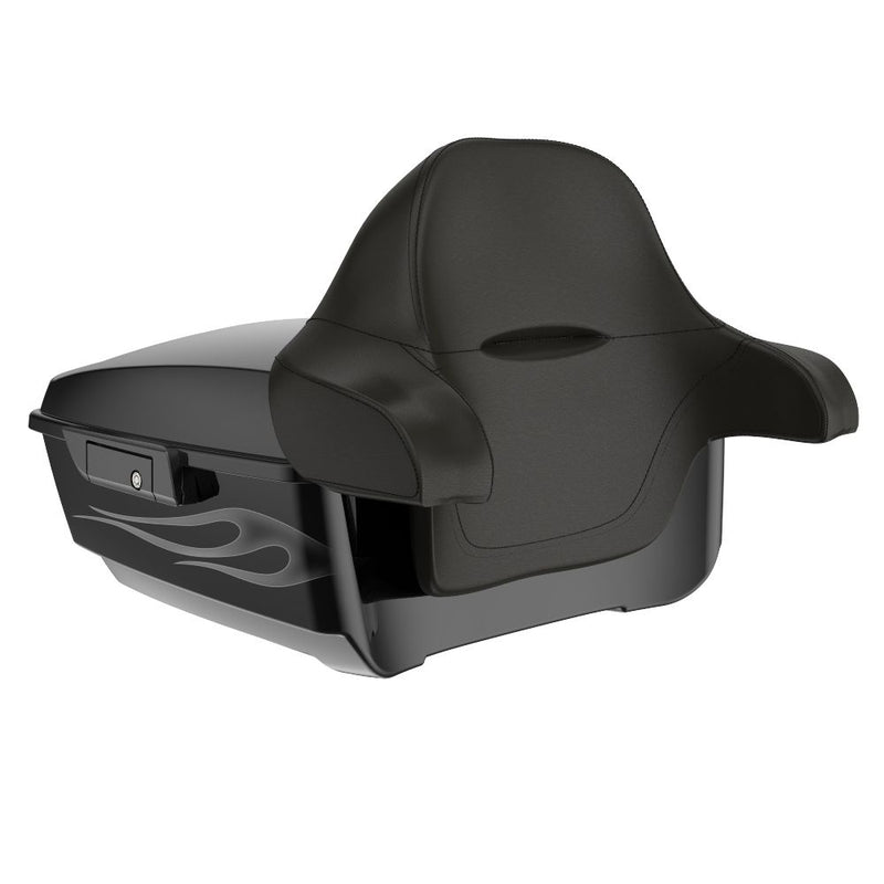 Advanblack King Rear Tour Trunk Pack For  '97-'26 Harley Touring / Softail