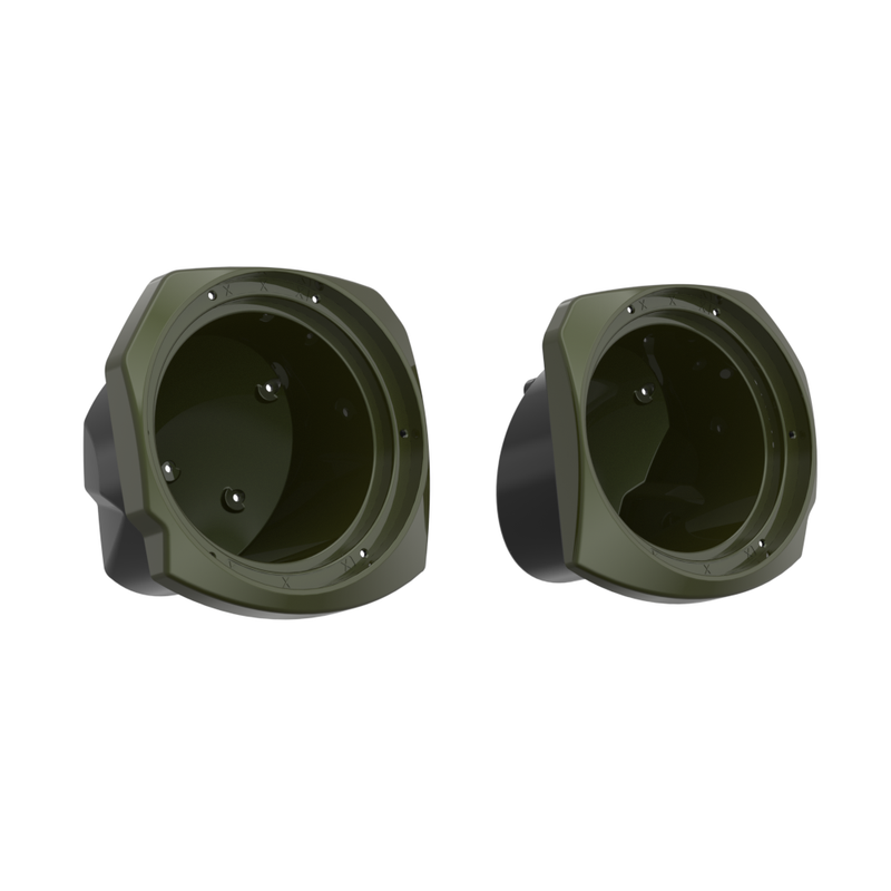 Advanblack Color-Matched 8-inch Speaker Pods for 23.5-Up Harley Touring