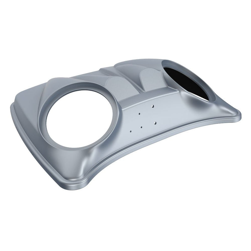 Advanblack Dual 8'' Speaker Lids for Advanblack / OEM Harley Rushmore Razor, Chopped & King Rear Tour Trunk Pack
