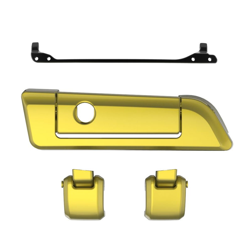 Advanblack Color Matched Hinges & Latch kit  For Advanblack & Harley Razor Chopped King Rear Tour Trunk Pack