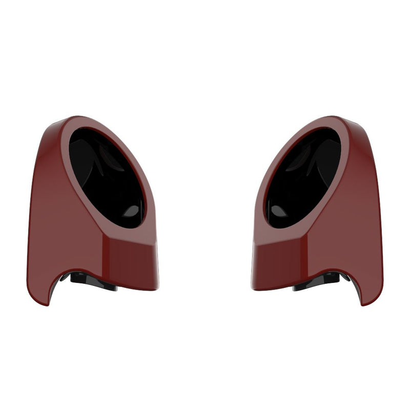 Advanblack Color Matched 6.5 Inch Speaker Pods for Advanblack & Harley King Rear Tour Trunk Pack