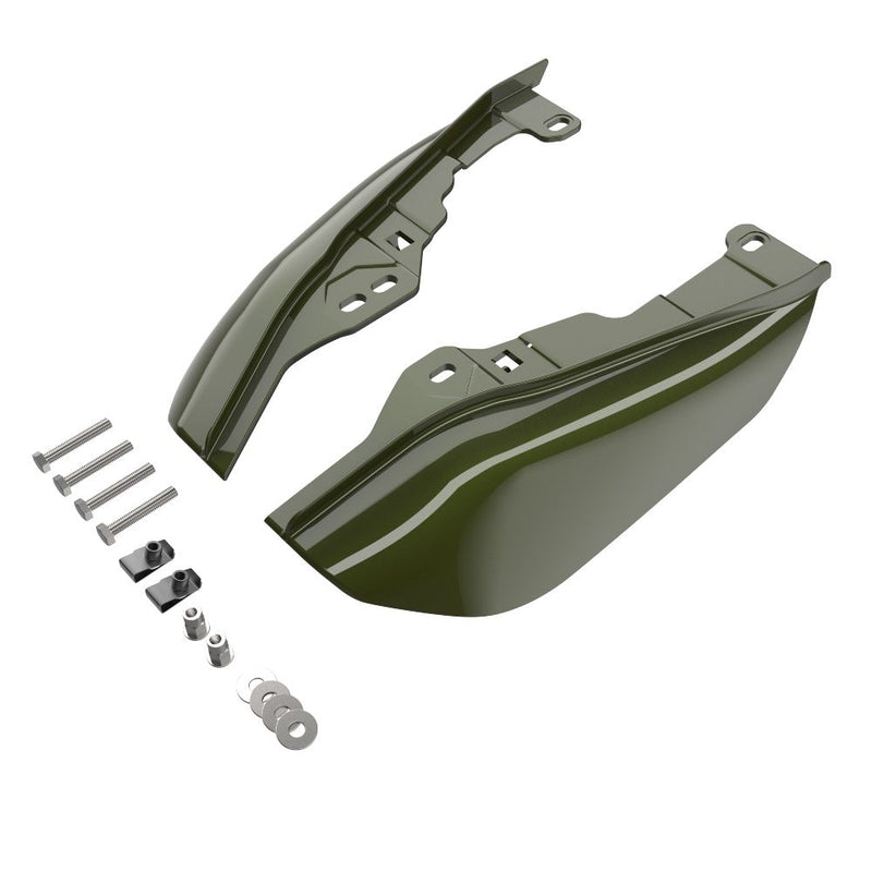 Advanblack Mid-Frame Air Deflectors heat shield For '09Up Harley Davidson Touring