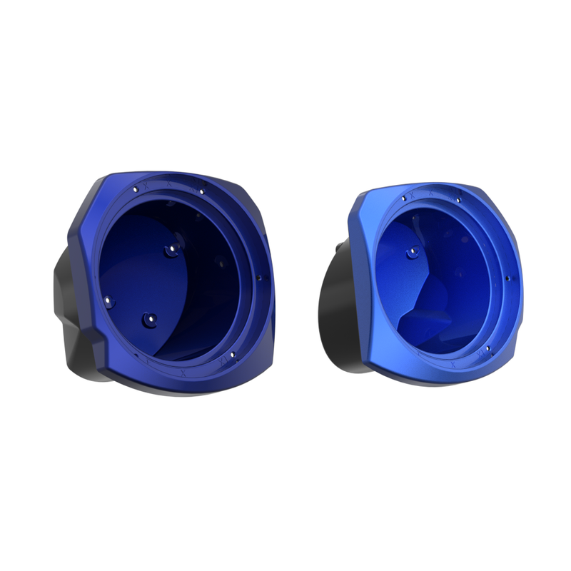 Advanblack Color-Matched 8-inch Speaker Pods for 23.5-Up Harley Touring