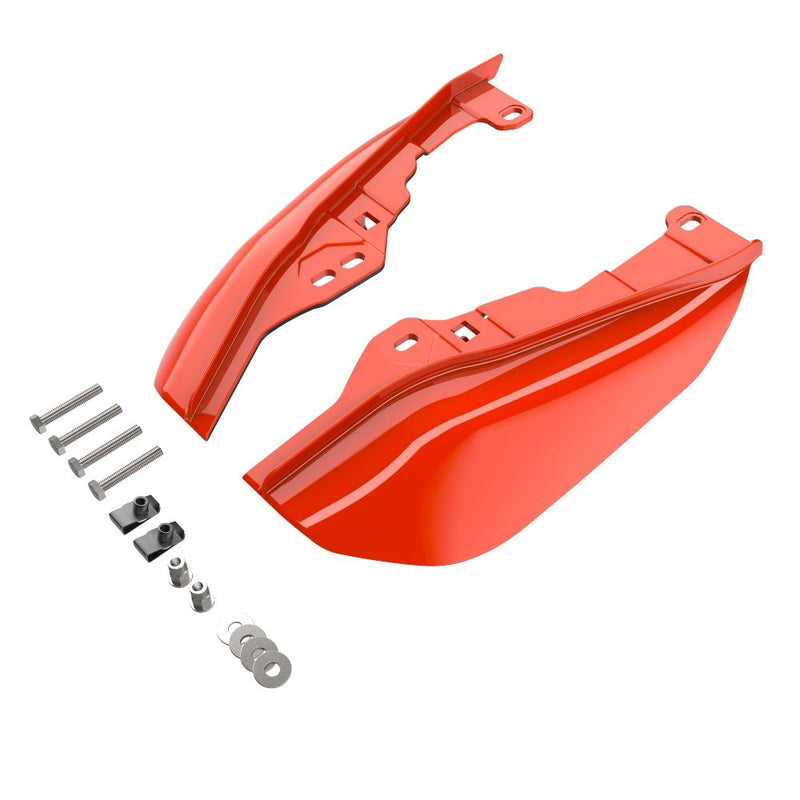 Advanblack Mid-Frame Air Deflectors heat shield For '09Up Harley Davidson Touring