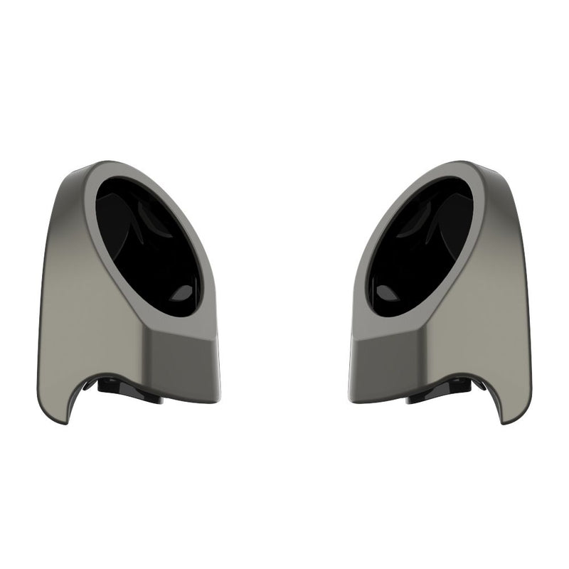 Advanblack Color Matched 6.5 Inch Speaker Pods for Advanblack & Harley King Rear Tour Trunk Pack