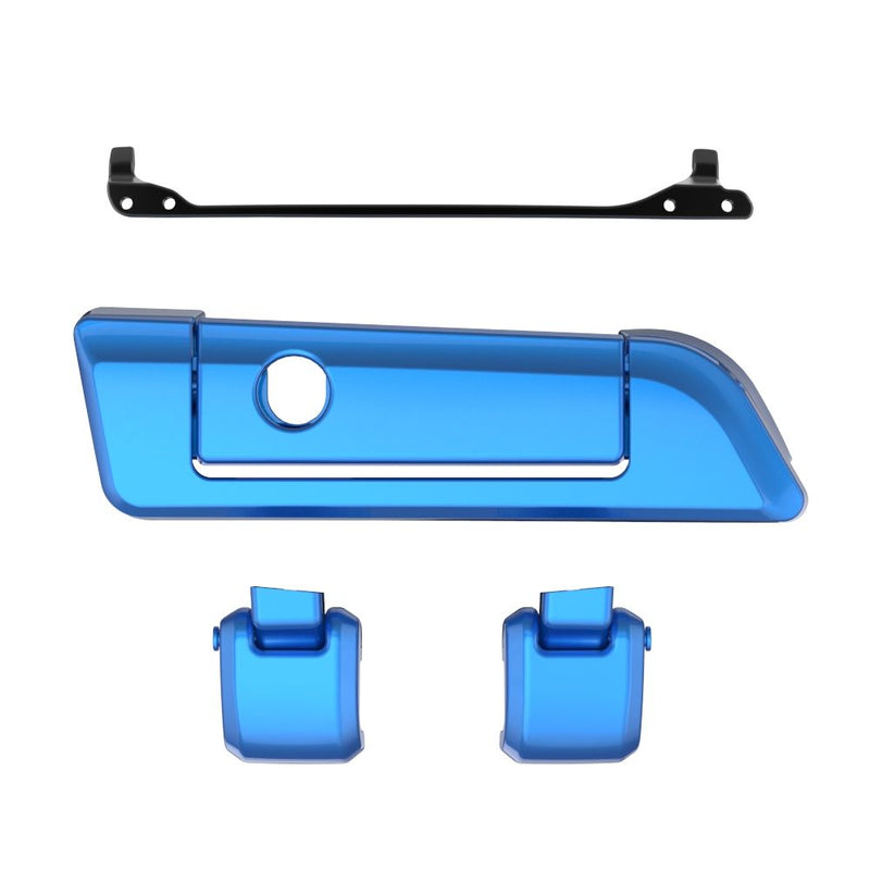 Advanblack Color Matched Hinges & Latch kit  For Advanblack & Harley Razor Chopped King Rear Tour Trunk Pack